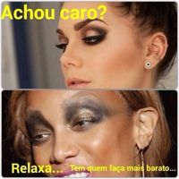 Piada sobre make-up 