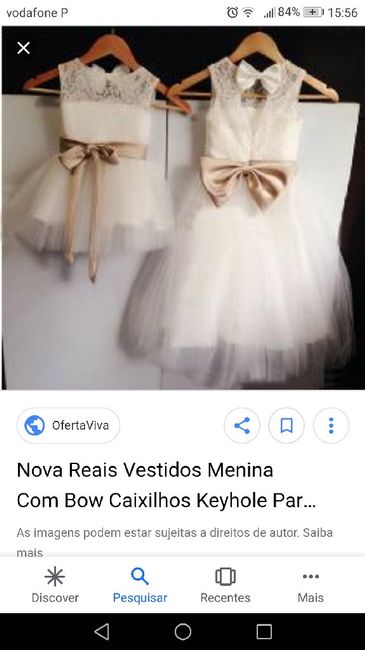 Vestidos para daminhas - 1
