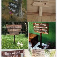 Letras em madeira - 1