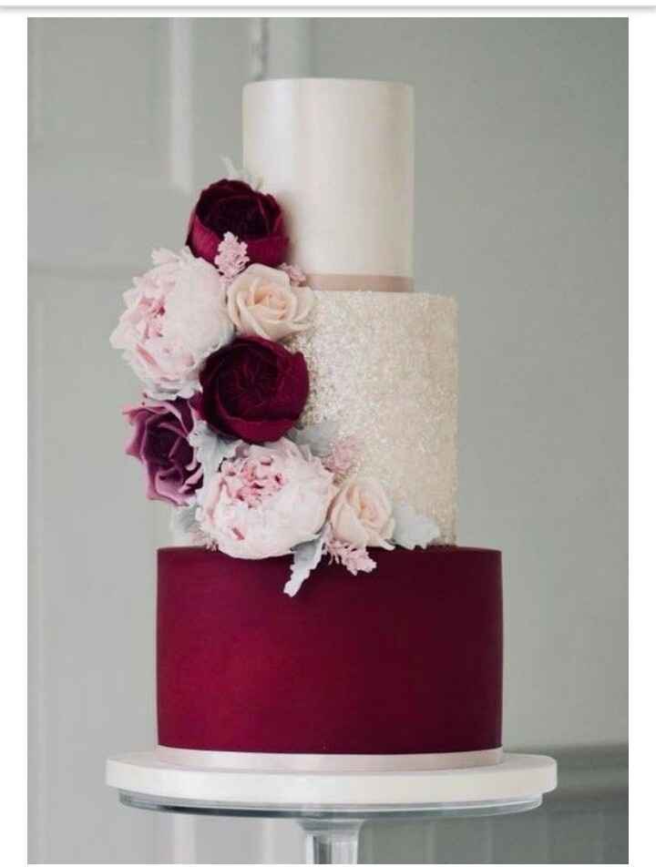Bolos de casamento vermelhos - 2