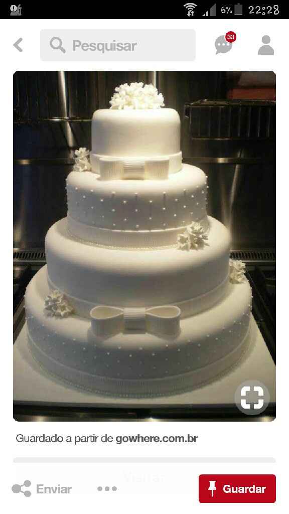 Bolo de casamento  - 1