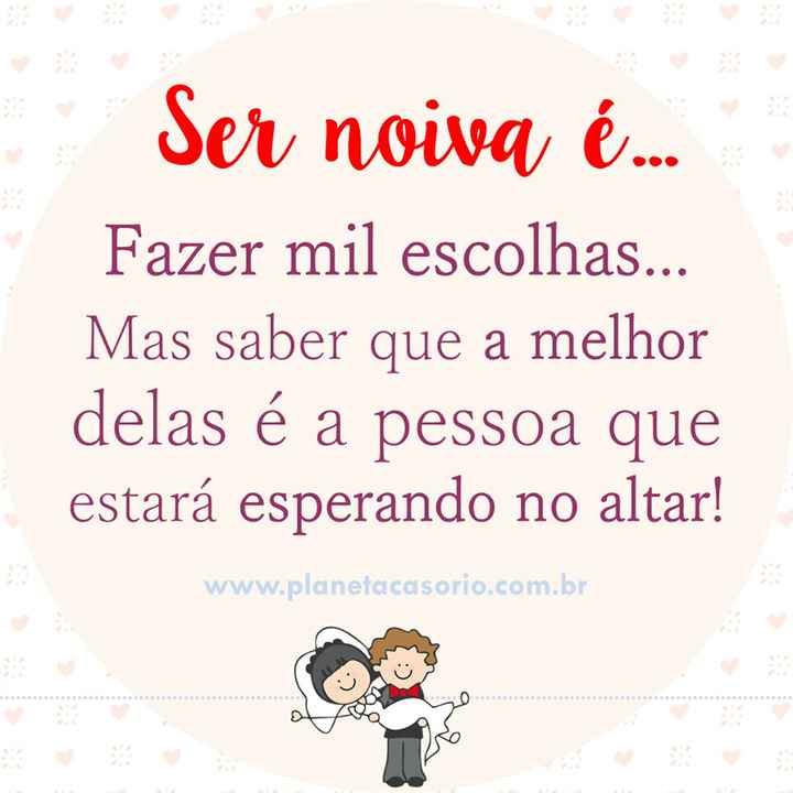 Ser noiva é... - 1