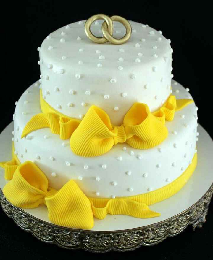 Mês Julho - cor amarela, inspirações bolos - 3