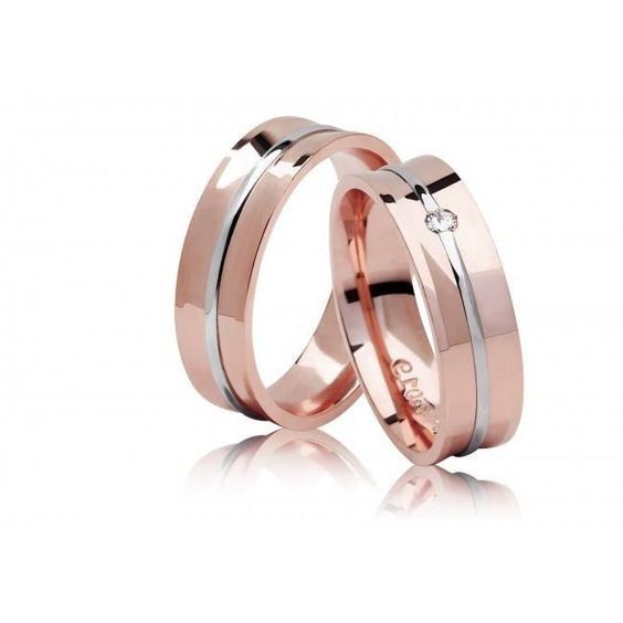 Alianças Ouro Rosa 3