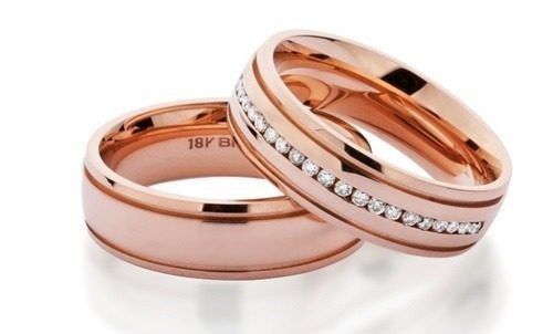 Alianças Ouro Rosa 4