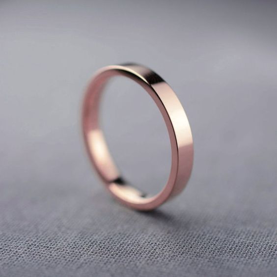 Alianças Ouro Rosa 6