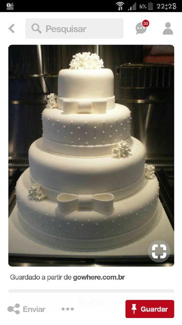 Bolo de casamento  - 1