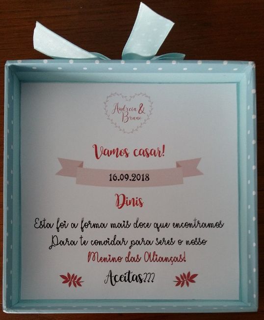 Convite meninos alianças 7