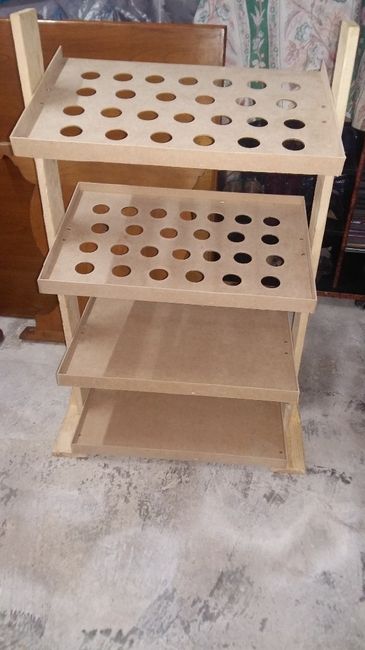 Suporte para cones e garrafas de água 