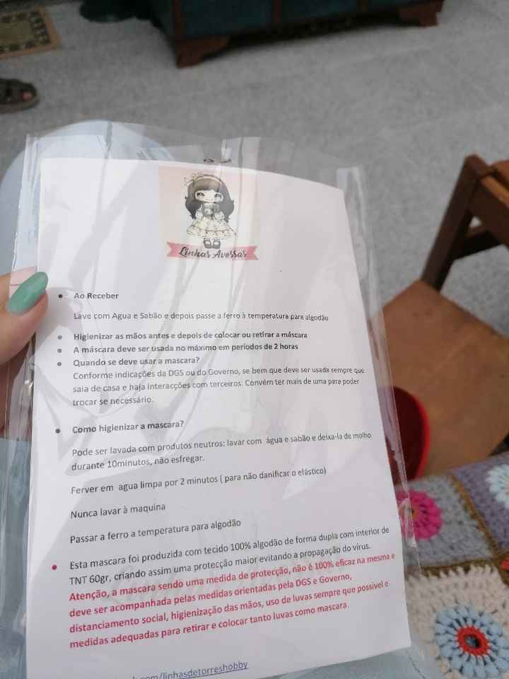 Máscaras para casamento civil. - 2