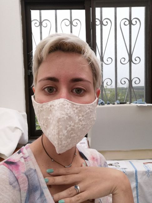 Máscaras para casamento civil. 3