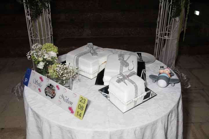 Bolo de Casamento - Tema Viagens - 1