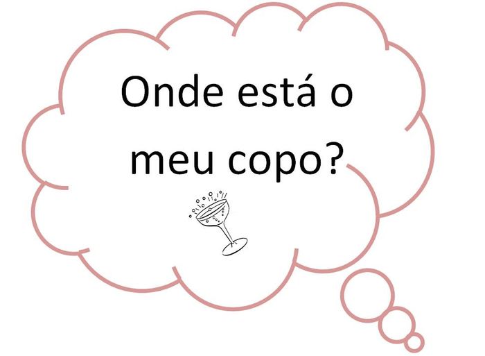 onde esta o meu copo