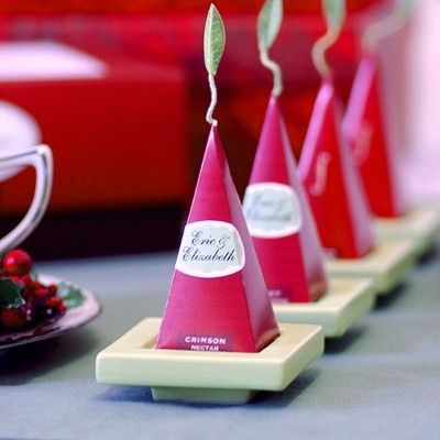 Lembranças de casamento de Inverno  - Árvore de natal