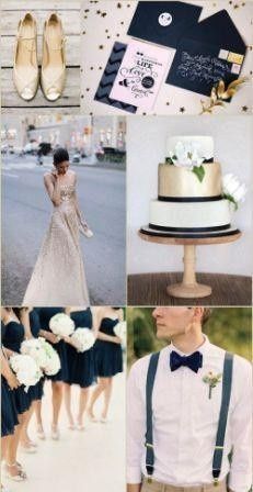 Azul Branco Dourado