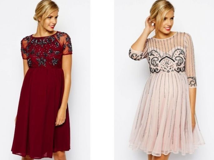 Vestido convidada grávida