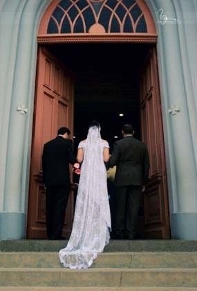 Entrada na igreja