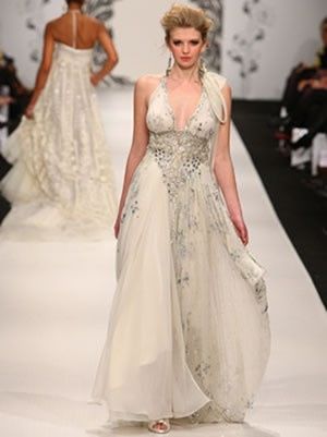 Vestido de noiva artístico