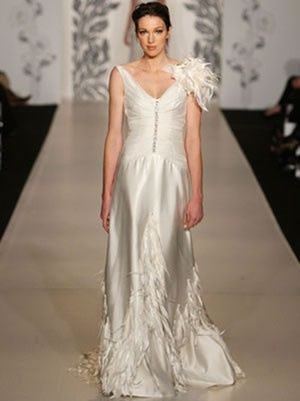 Vestido de noiva artístico