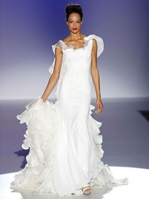 Vestido de noiva artístico