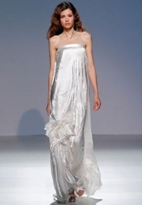Vestido de noiva artístico