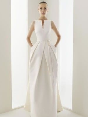 Vestido de noiva artístico