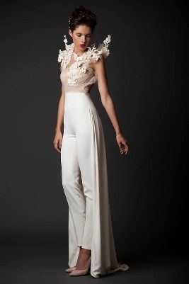 Vestido de noiva artístico