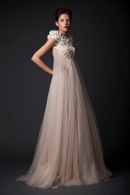 Vestido de noiva artístico
