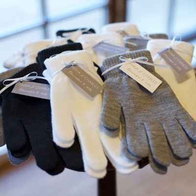 Lembranças de casamento de Inverno  - Luvas