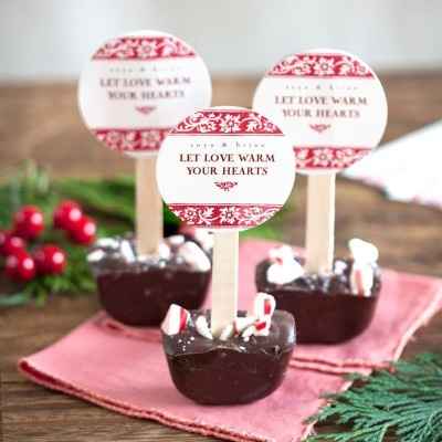 Lembranças de casamento de Inverno  - Doces