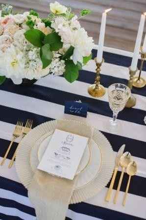 Azul Branco Dourado