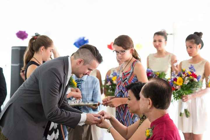 Casamento colorido