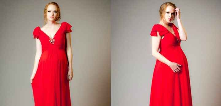 Vestido convidada grávida