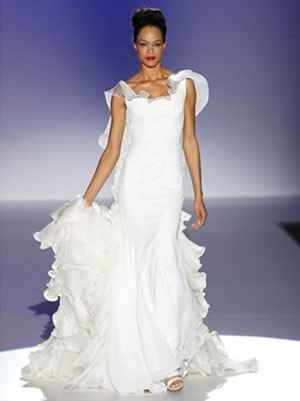 Vestido de noiva artístico