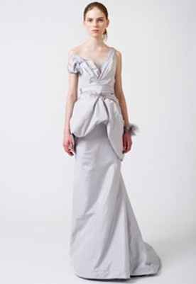 Vestido de noiva artístico