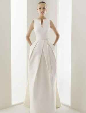 Vestido de noiva artístico