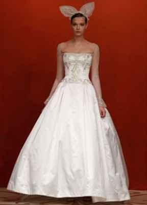 Vestido de noiva artístico
