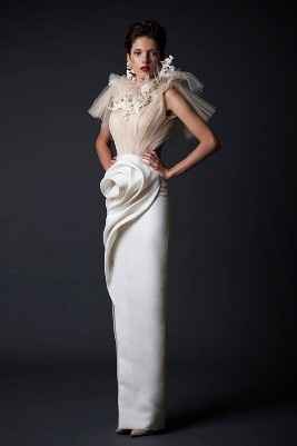 Vestido de noiva artístico