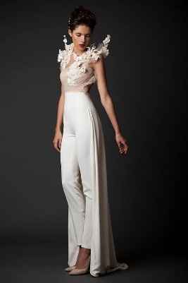 Vestido de noiva artístico