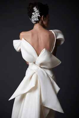 Vestido de noiva artístico