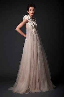 Vestido de noiva artístico