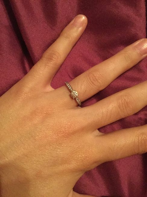 Foste pedida em casamento com anel? - 1