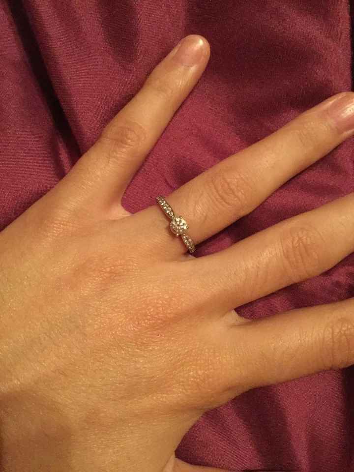 Foste pedida em casamento com anel? - 1