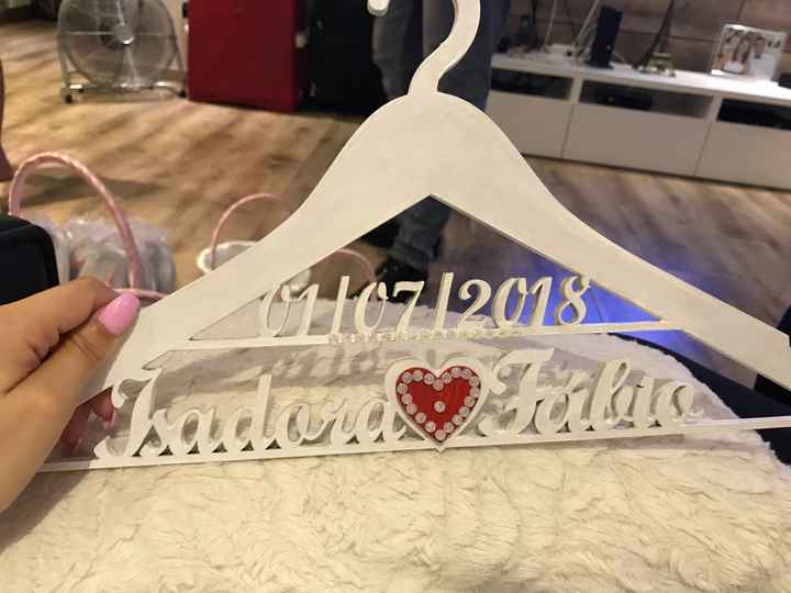 Um dos últimos checks - cabide noivos - 1