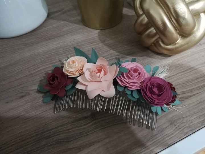 o meu ramo e o meu toucado Dyi 💐 - 1