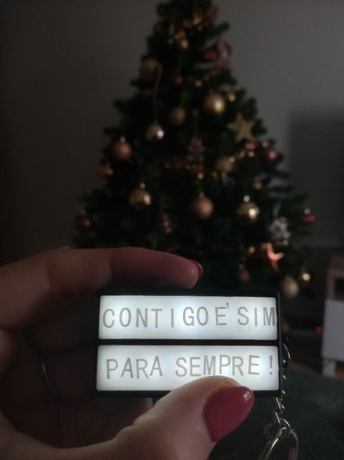 Prenda de Natal do Noivo - 2