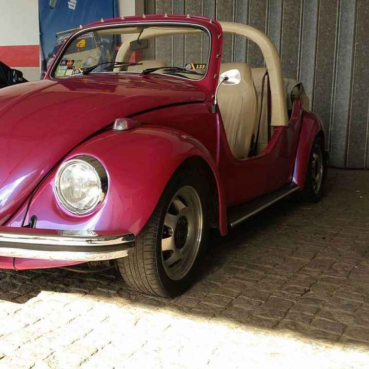Vw beetle cor-de-rosa - 1
