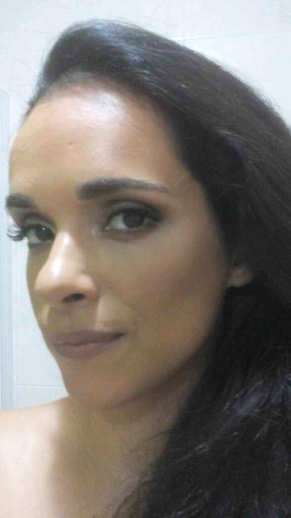 Prova cabelo e maquilhagem... - 8