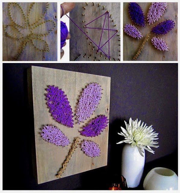 flor em quadro