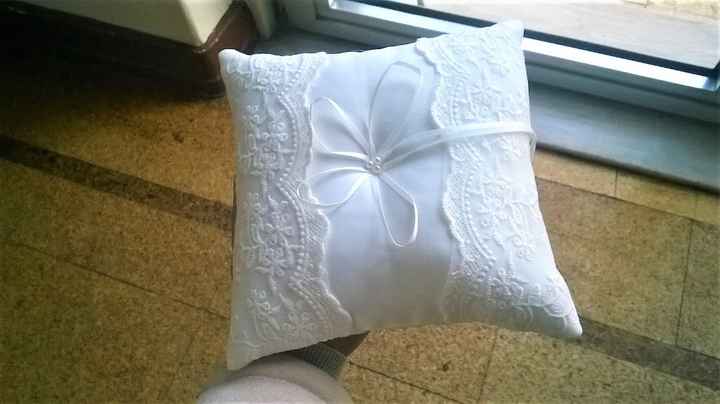 porta alianças almofada